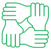 hands connected icon